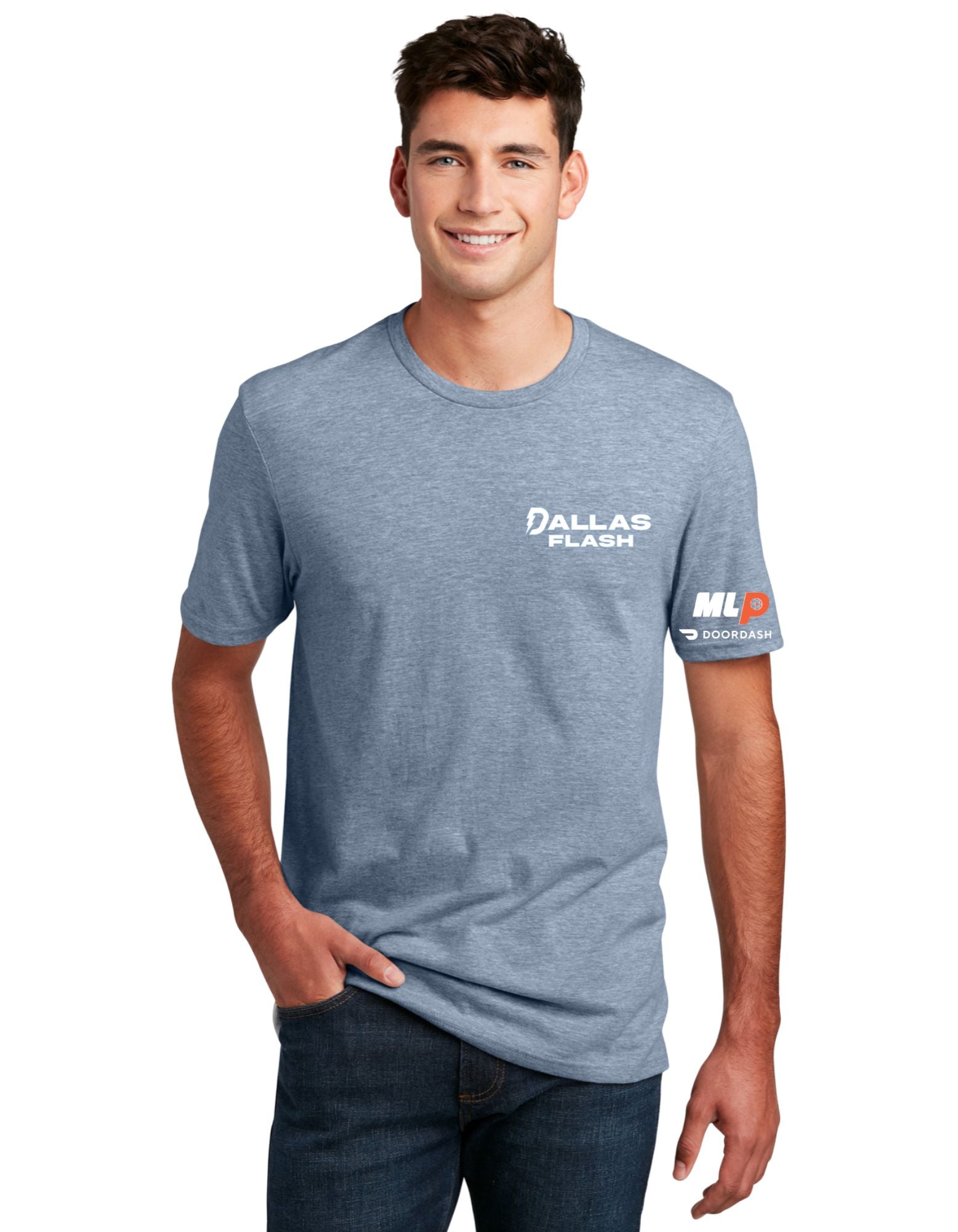 Signature Classic Tee - Blue Lightning