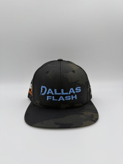The Camo Flat Bill - Branded Bills